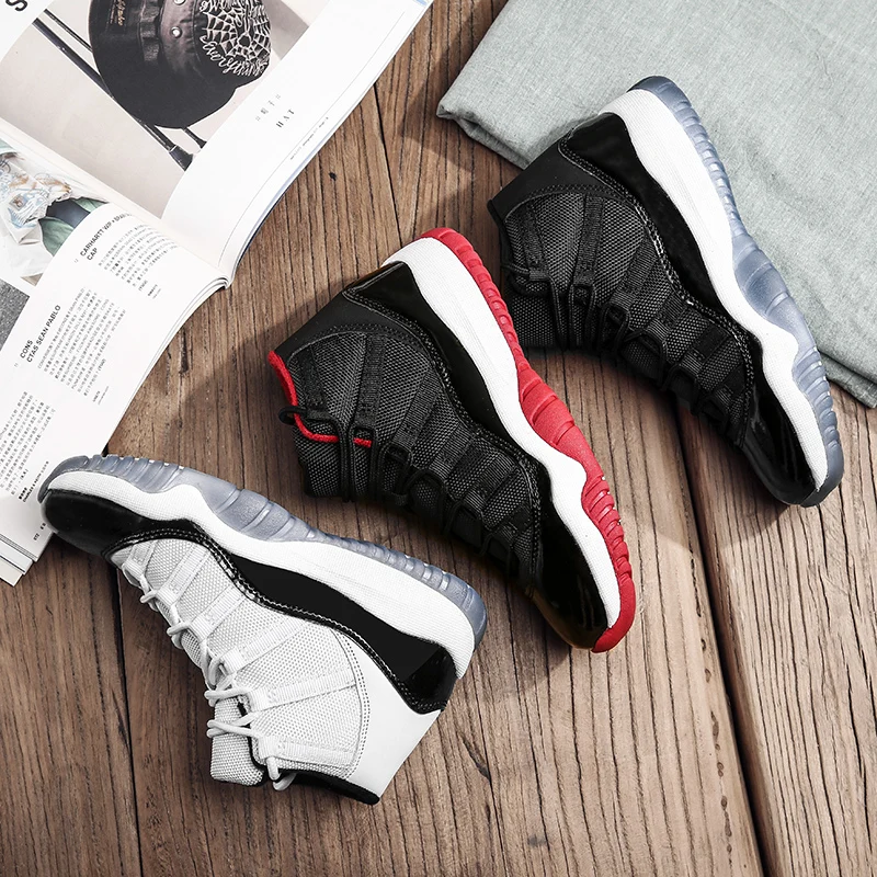 Hoge-top Jordan Basketbal Schoenen Mannen уличные кроссовки Mannen Slijtvast Demping Schoenen Kleurrijke Ademende Sport Schoenen