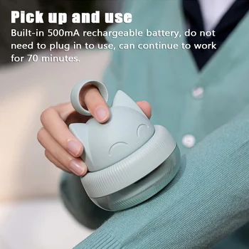 

Electric Lint Remover Fur Ball Shaver Household USB Charging Clothes Lint Remover with 3-Blade Portable for Outdoor Travel