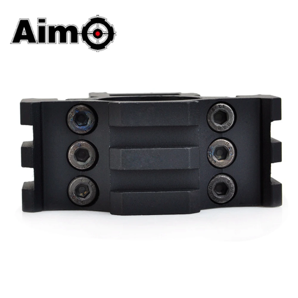 Крепление для тактического прицела AIm-O с одним рельсовым креплением Riflescope Tri-Side Rail, удлинение 25,4 мм, кольцевые крепления AO9005, аксессуары для охоты