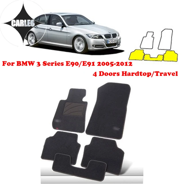 Alfombrillas de gamuza para coche, accesorio apto para BMW Serie 3 E90/E91  2005-2012, 4 puertas, Material dedicado, multicolor - AliExpress