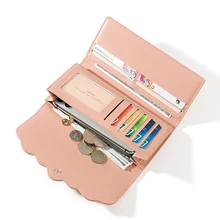 Phone case purse womens leather wallets Female card wallet Ladies Long wallet Woman Big Card Holder Clutch money bag coin purse