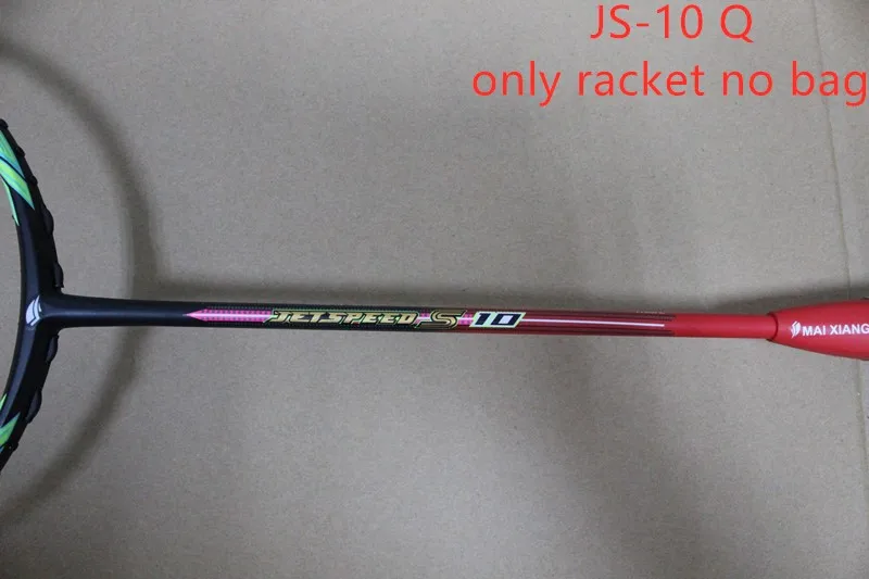JS10Q no bag Ракетки для бадминтона Jetspeed S12. JS10-Q Высококачественная нано-углеродная ракетка для бадминтона - Цвет: JS10Q no bag