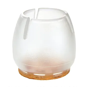 

Chair Leg Floor Protectors with Felt Furniture Pads, Chair Glides Feet Caps Tips, 8 pcs Round 1 to 1-3/16 Inch (2.5-3.0cm)