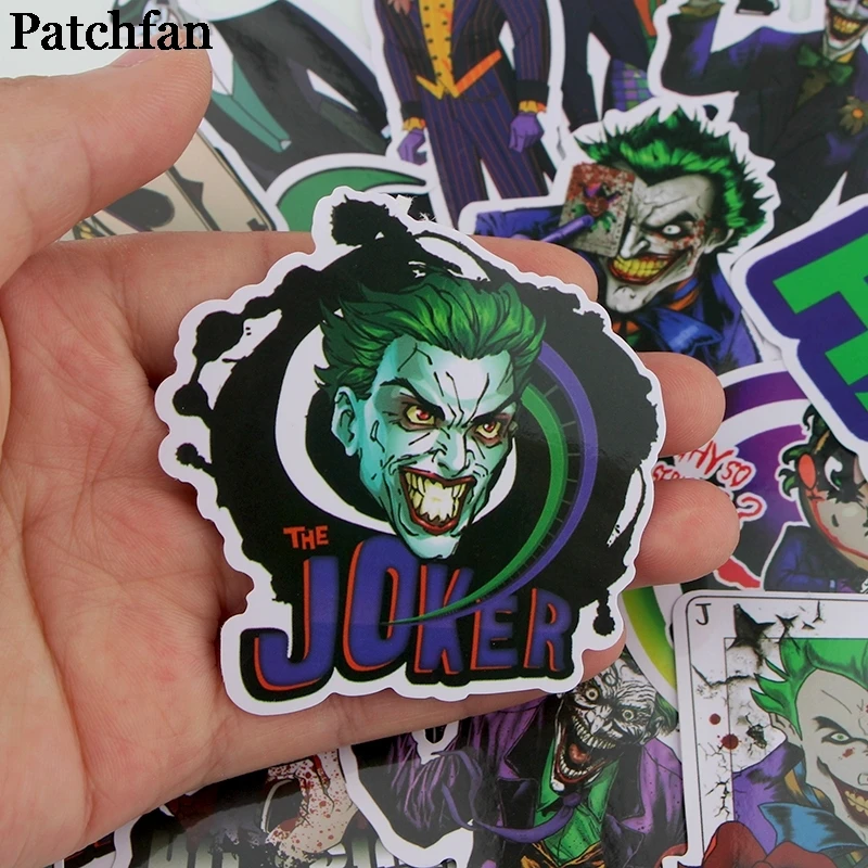 12 компл./лот Patchfan 19 шт. Джокер Отряд Самоубийц забавные наклейки пакеты письмо креативный стиль DIY настенный телефон Скрапбукинг альбом A2299