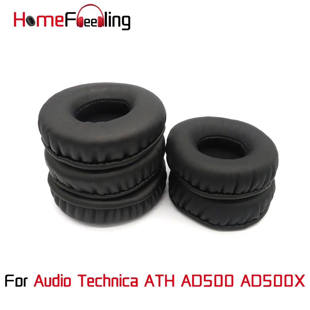 

Homefeeling Ear Pads For Audio Technica ATH AD500 AD500X Earpads Round Universal Leahter Repalcement Parts Ear Cushions