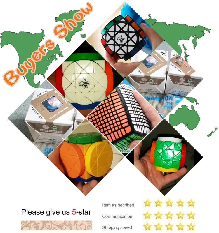 ShengShou BaiNiaoChaoFeng 12 сторонних Wumofang Magico Cubo 3 боковых цвета профессиональный скоростной куб Развивающие игрушки для детей новейшие