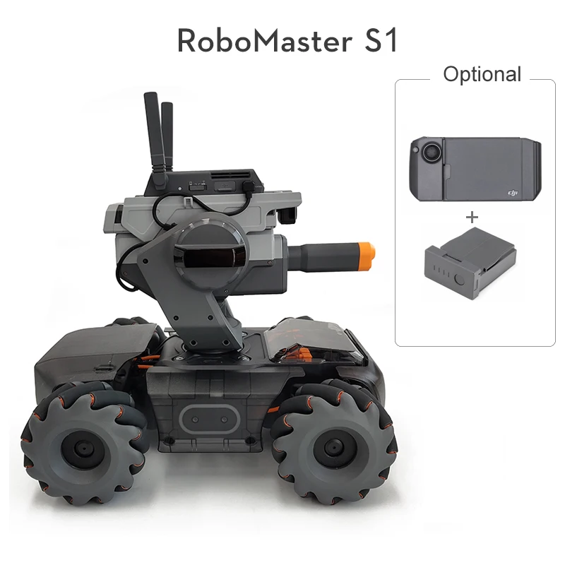 DJI RoboMaster S1-robot Educativo inteligente, coche de juguete con control remoto, tanque de robótica, regalo para niños