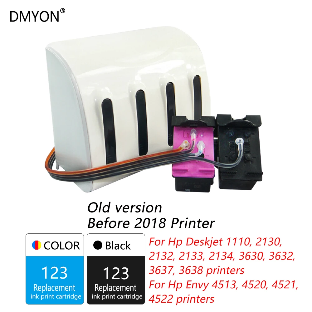 DMYON 123 Чернила, совместимый с Hp 123 для 1110 2130 2132 2133 2134 3630 3632 3637 3638 3830 4513 4520 4521 4522 принтер