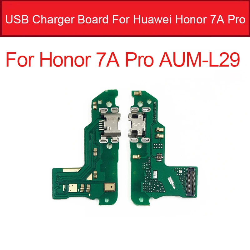 Зарядное устройство USB для huawei Honor 5A 5C 5X6 6A 6X7 7A Pro 7C 7X 8A 8C Max Usb зарядка док-станция разъем Замена платы - Цвет: For Honor 7A Pro