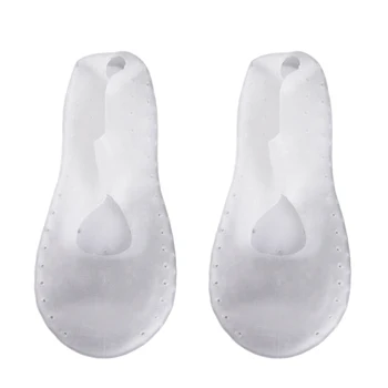 

Men Women Non Slip Soft Relief Pressure Invisible Height Lift Sports Inserts Heel Pad Gel Insole Reusable Breathable Stretchable