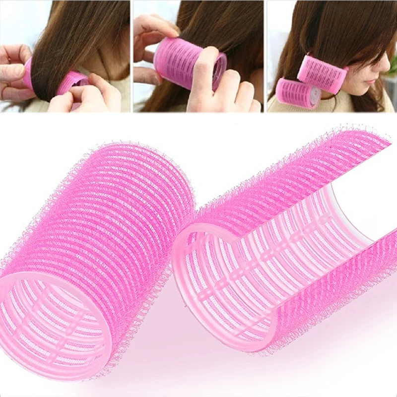 2pcs Self adhesive Hair Roller for Bangs Home Salon DIY Hairdressing