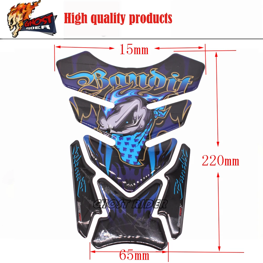 Мотоцикл 3D танк накладка защитный гель наклейка Bandit Tankpad чехол для Kawasaki Z750 Z800 Z900 для Yamaha Suzuki Honda CBR танк