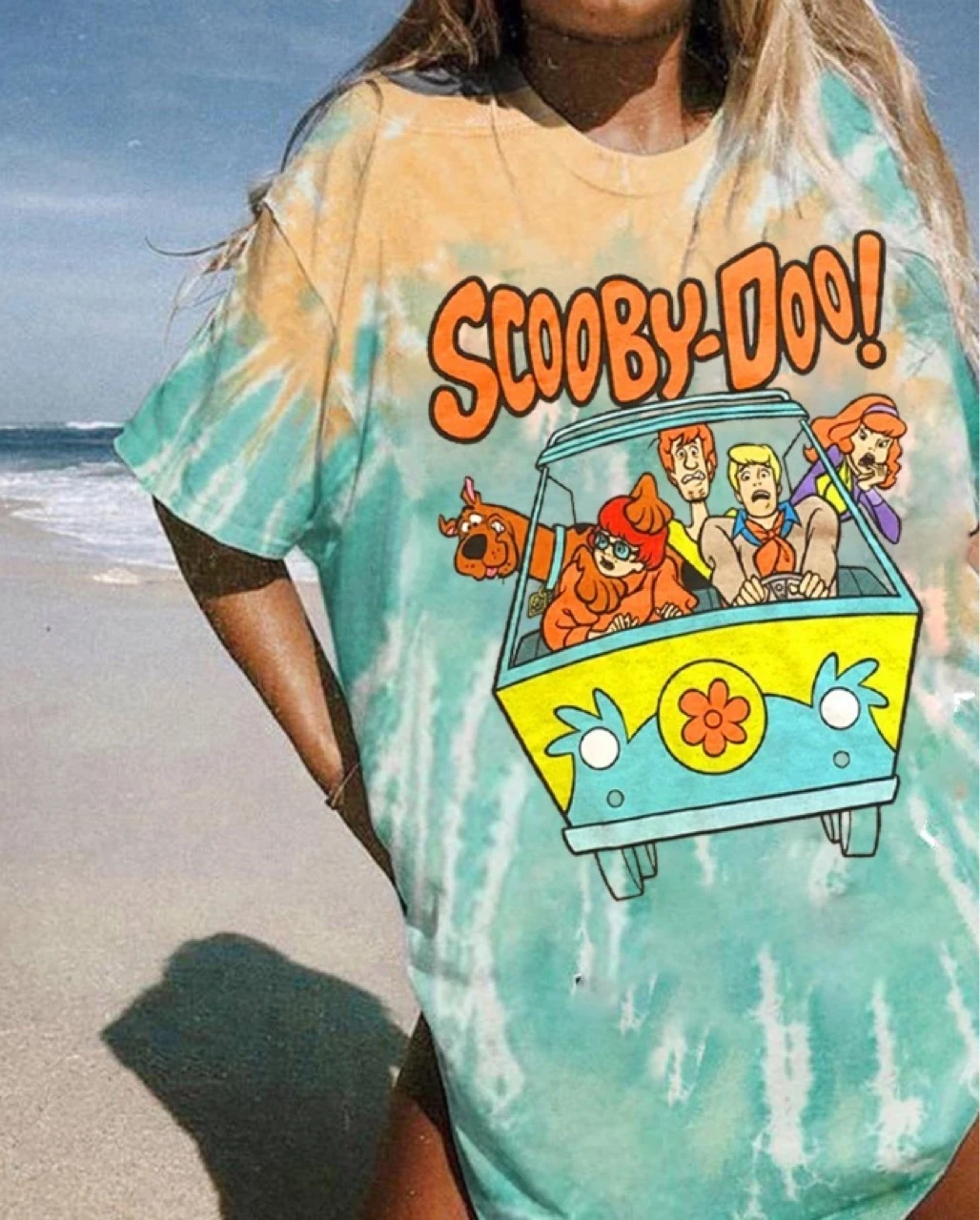 

Женский топ с забавным принтом, футболка с круглым вырезом и принтом в европейском и американском стиле, y2k, весна-лето 2024