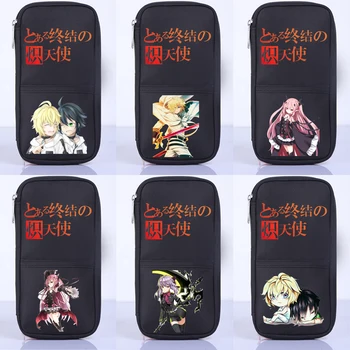 

Seraph of the end Student School Office Stationery Storage Cosplay Pen Pencil Case Bag Wallet Purse Unisex Gift