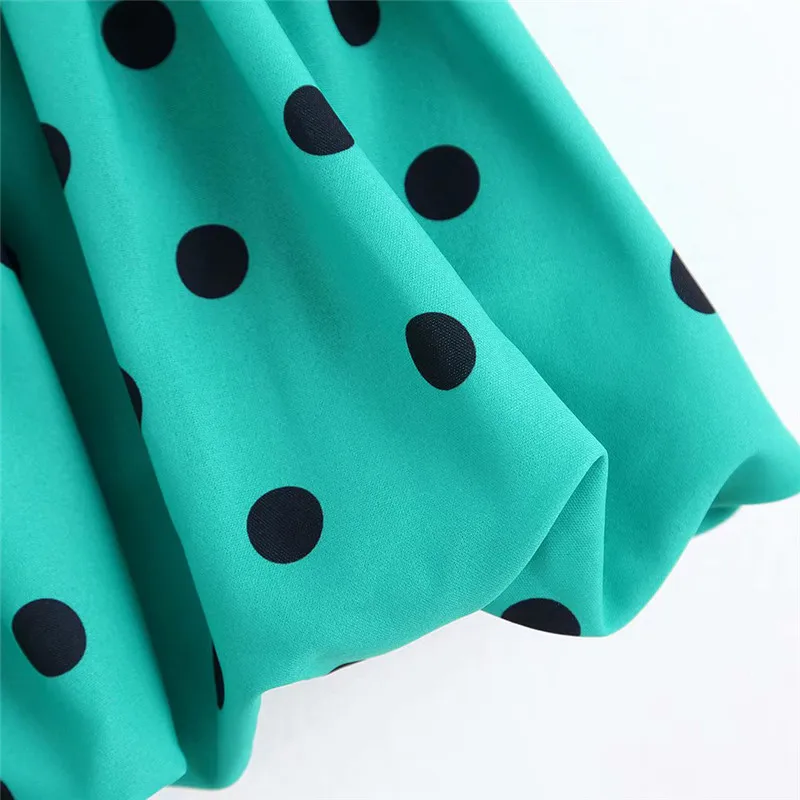 Women sexy dot print crop top bow tie adjustable strap sleeveless back elastic short blouse chic tops blusas