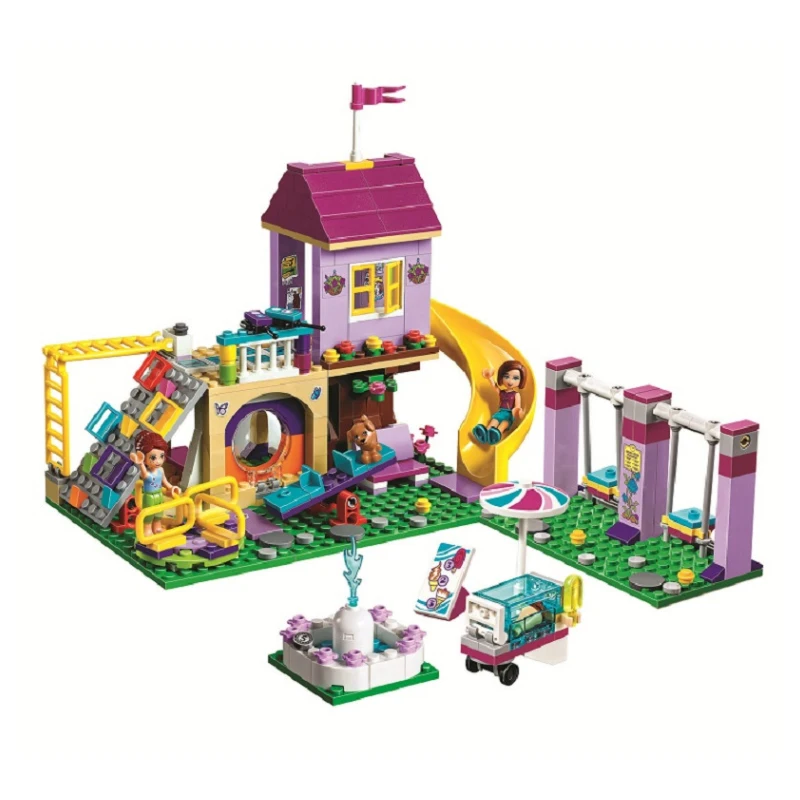 

New Girl Heartlake City Sienna's Playground Building Blocks Compatible Friends 41325 Bricks Education Sets Toys for Girls Gift