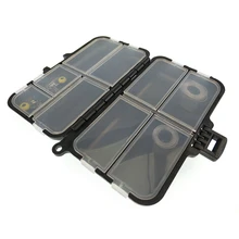 Многосекционный ящик для рыболовной снасти, прямоугольный рыболовный чемодан, пластиковый дорожный рыболовный крючок, коробка для рыболовной снасти, рыболовное оборудование