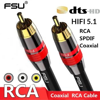 

Coaxial Digital Audio RAC Cable SPDIF RCA to RCA Cable Audio Video Male for DVD Projector TV Speaker Amplifier 0.5M 1M 2M 3M 5M