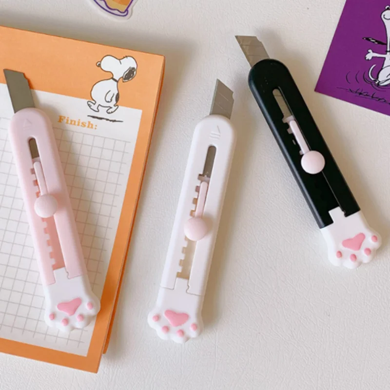 1Pc Kawaii Art Cutter Utility Knife Student Art Supplies Mini Cute Cutter  Knife DIY Tools Creative Stationery School Supplies
