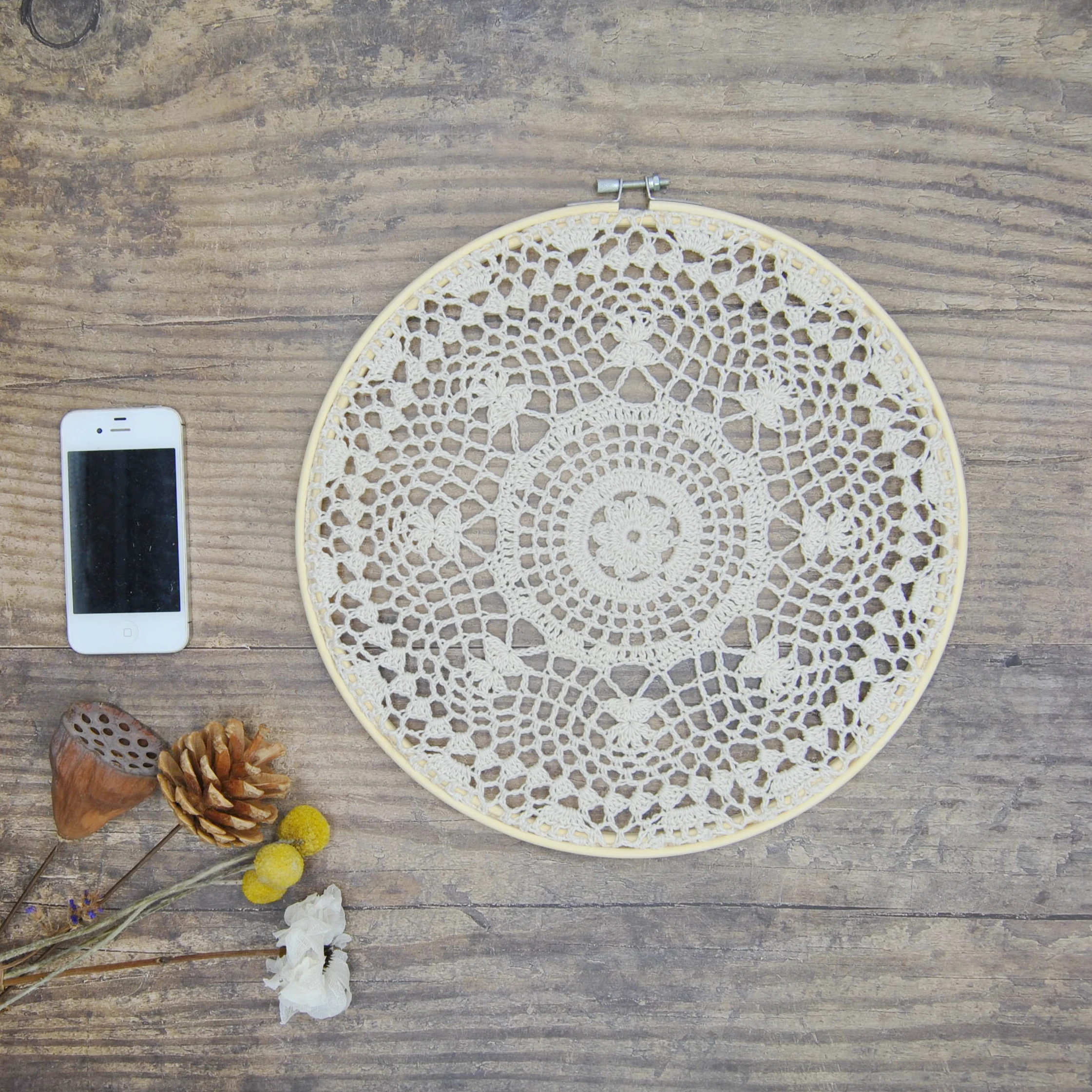 

Handmade Macrame Pendant Wedding Decoration Bohemian Tapestry LivingRoom Bedroom Wall Decoration Sweet Home No.B067 Diameter30cm