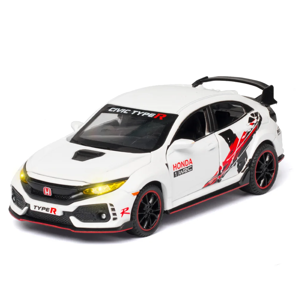 1:32 HONDA CIVIC TYPE R игрушечный автомобиль металлическая игрушка Diecasts модель