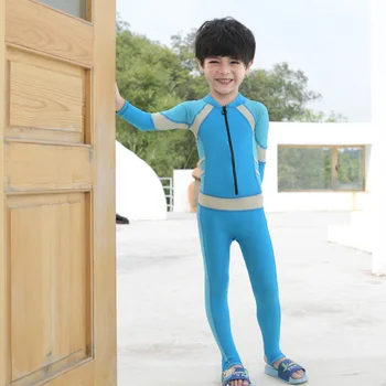 

Bathing Suit For Boy Kids Swimsuit Children's Baby Bikini Boys Girls One Piece Children Diving Long Sleeve Pants Big Swimwear