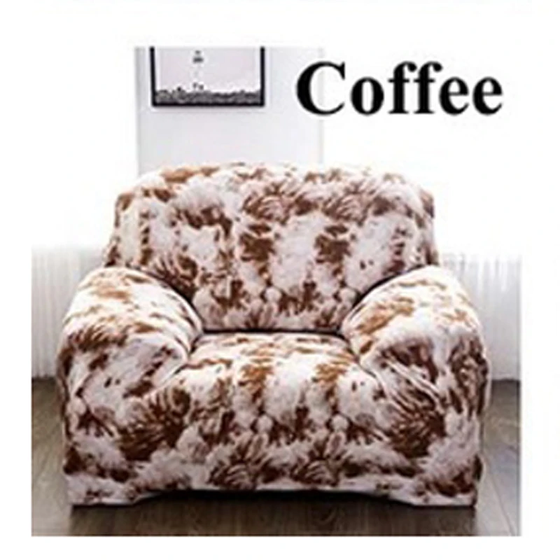 Coffee Универсальный Эластичный Ретро Чехол для дивана, нескользящий чехол для дивана, защитный чехол для дивана - Цвет: Coffee