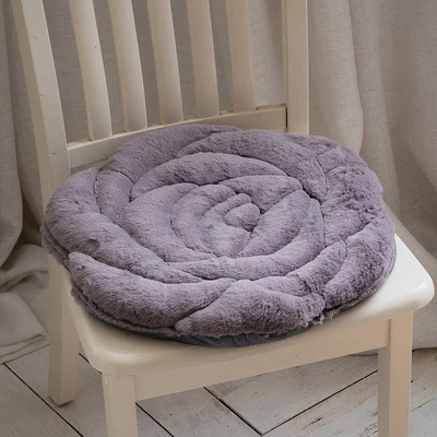 Rose Seat Cushion For Office Chair Decorative Pillows Sofa Chairs Living Room Home Decor