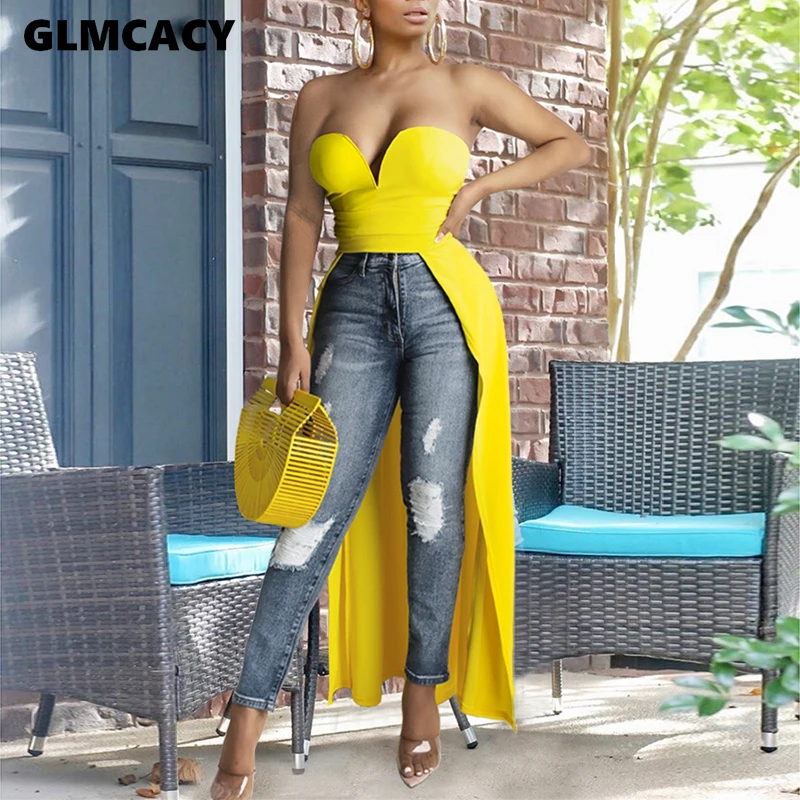 Women Sleeveless Top Blouse Solid Slim Dip Hem Long Style Backless Chic Streetwear Fashion Blouse Women Sleeveless Top Blouse Solid Slim Dip Hem Long Style Backless Chic Streetwear Fashion Blouse