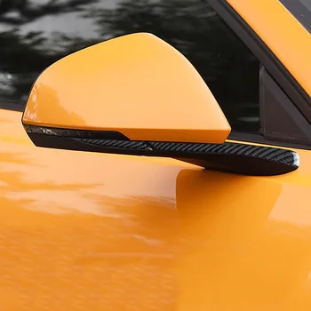 

For Ford Mustang 2015-2019 Rearview Mirror Cover Carbon Fiber High quality