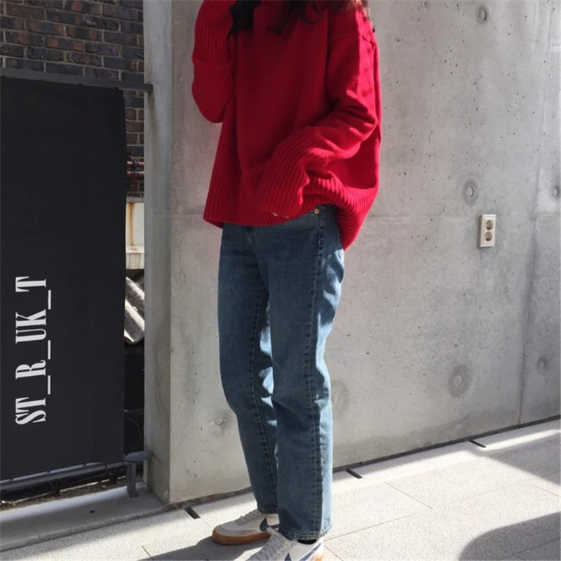 BGTEEVER Winter Turtleneck Long-sleeved Women Sweaters All-match Casual Warm Knitting Pullover Sweaters Female Knit Tops