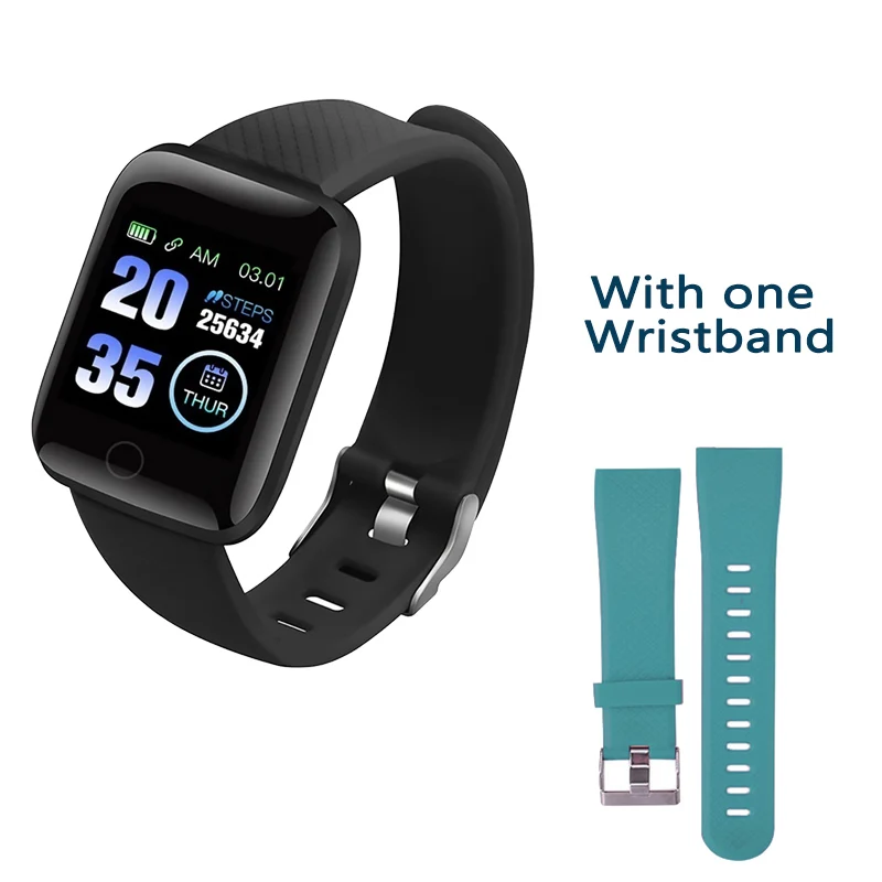 Водонепроницаемые Смарт-часы 116 Plus, умные наручные часы для мужчин и женщин, спортивные часы для фитнеса, смарт-браслет, Android, Relogio Masculino