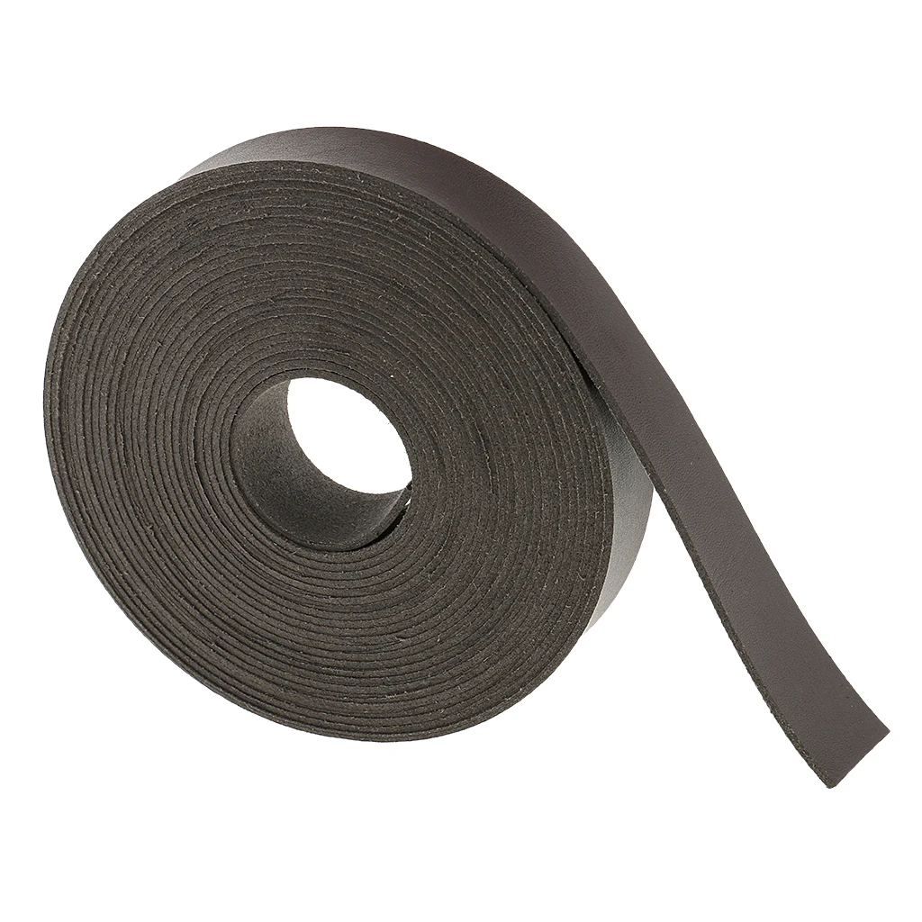 Leather DIY Craft 5 Meters 2cm Leather Strap Strips For Garment DIY Belt Leathercraft Accessories 5m Strap DIY PU Leather Belt