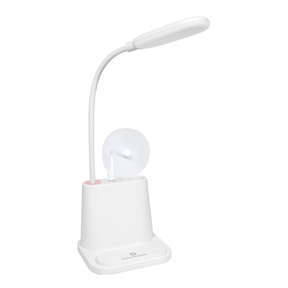  LED Night Light Eye-Caring Table Lamp Desk Lamp with USB Charging Port Home Bedroom UD88