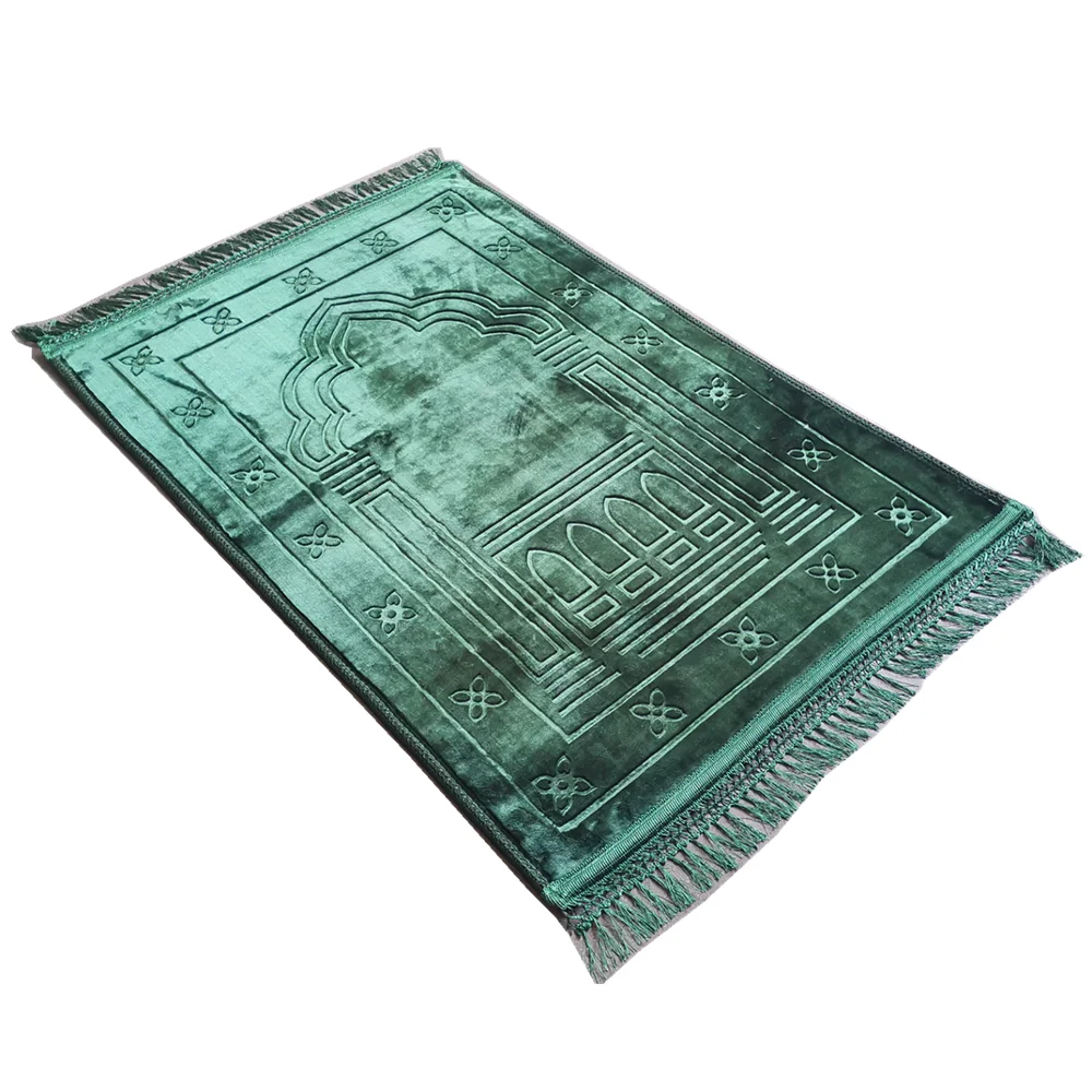 Толстый большой мягкий коврик саджада для мусульман роскошный молитвенный