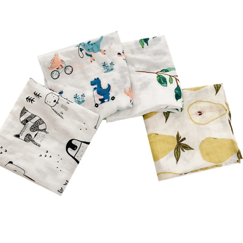 Low Price Baby Blankets Scarf Towel Muslin Swaddle Burp-Cloth Newborn Bamboo Cotton Wrap-Feeding mlKOyamgV