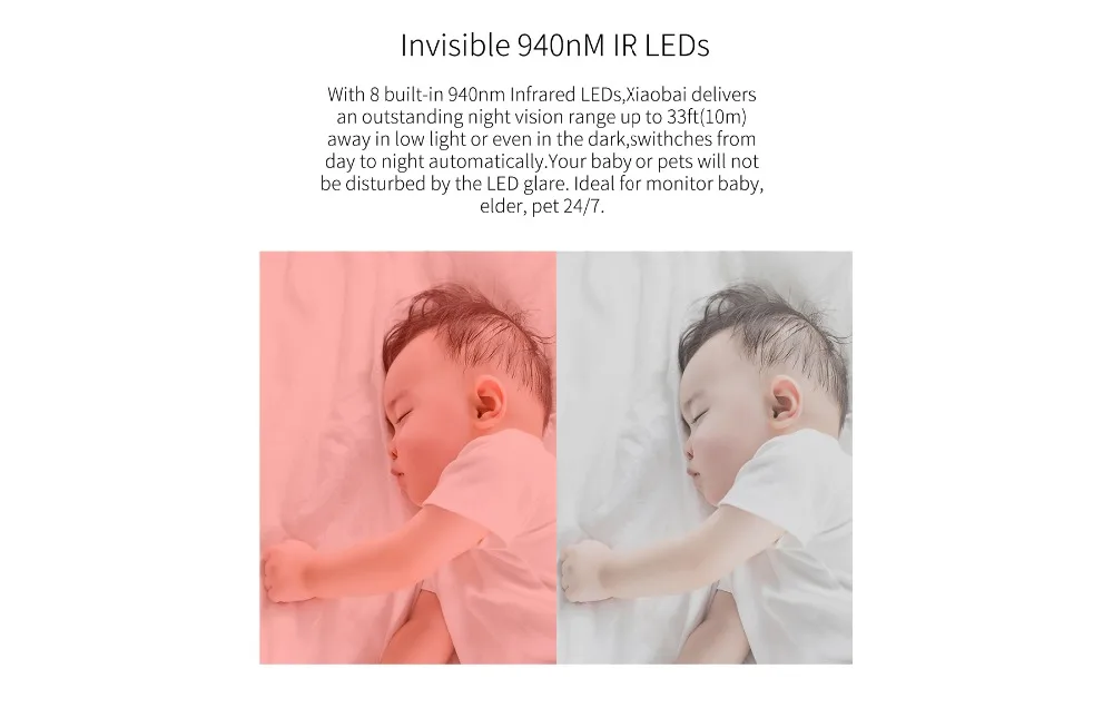 IMILAB 1080P wifi ip-камера, беспроводная домашняя безопасность, детский монитор, камера CMOS, датчик ночного видения, камера наблюдения HD