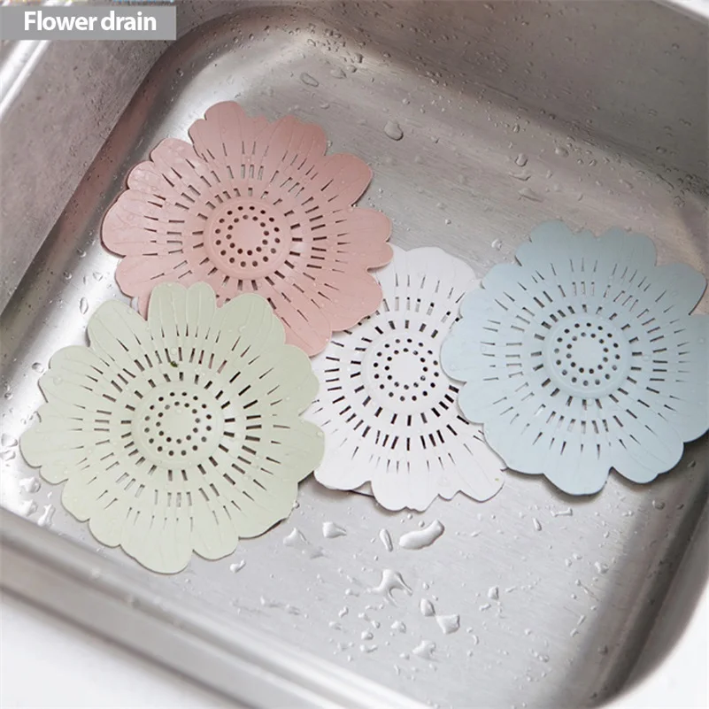 Sink Strainer Multifunctional Sink Kitchen Bathroom Sewer Anti Blocking Cleaning Filter Device Filter Mesh PVC Floor Drain Cover