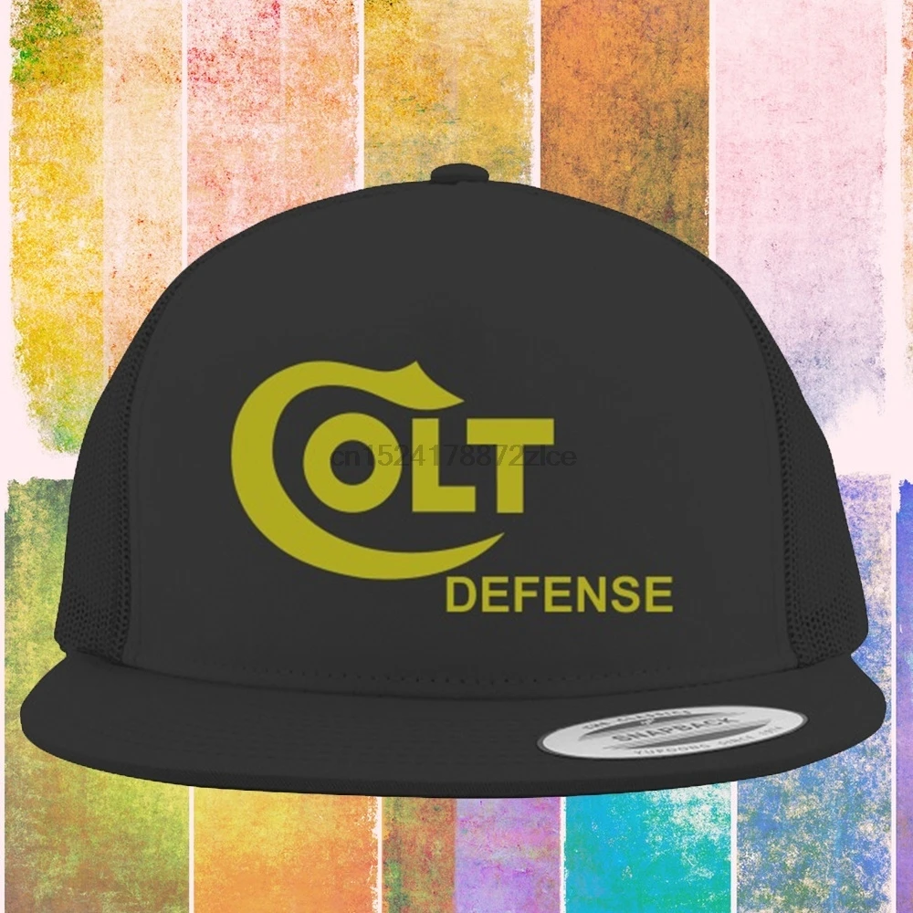Colt Defense логотип на заказ хип-хоп шляпа унисекс хорошая кепка Высокое качество Повседневная черная шляпа