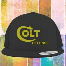 Colt Defense логотип на заказ хип-хоп шляпа унисекс хорошая кепка Высокое качество Повседневная черная шляпа