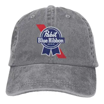 

Unisex Denim Trucker Caps Pa-BST Blue Ribbon Beer Vintage Washed Dad Hat Baseball Cap