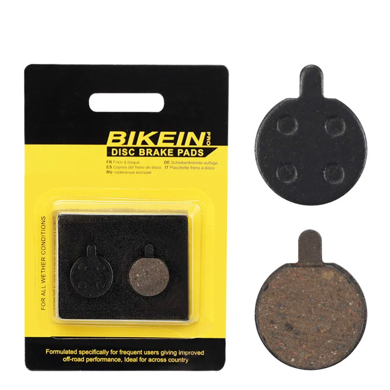 2 Pair Organic Resin Semi-metallic Bicycle Disc Brake Pads for Zoom DB280/DB550 