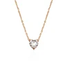 Collier cœur en cristal pour femme, pendentif, chaîne courte en or, cadeau idéal pour petite amie, nouvelle collection 2022 ► Photo 3/6