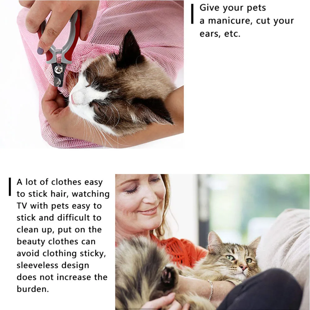 Нейлон Pet косметолога рабочая одежда фартук для собаки кошки Ванна ножницы для стрижки анти-прилипание Халат Одежда Pet магазин халат платье