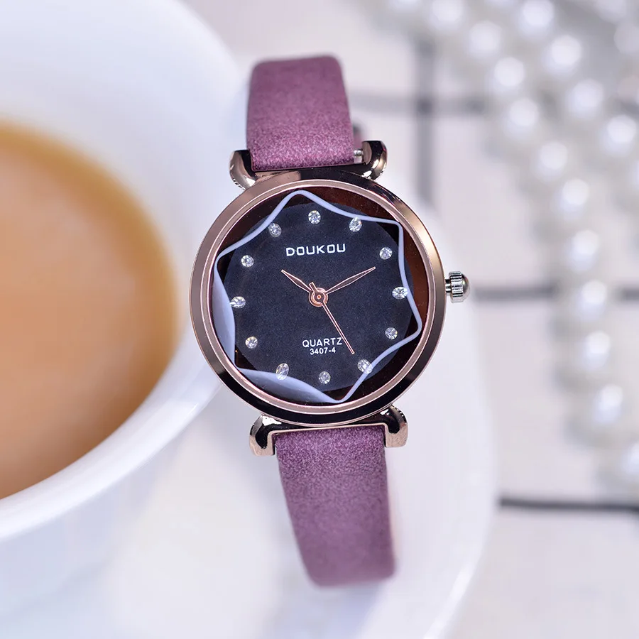 

Reloj Mujer Women Watches Fashion Montre Femme Simple Gradient Dial With Diamond Belt Ladies Quartz Watch Bayan Kol Saati