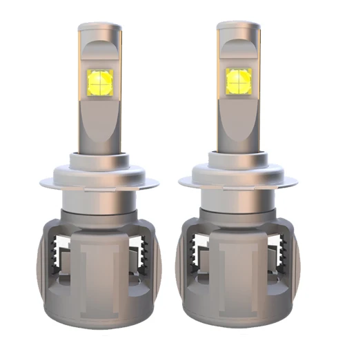 H7 E70 светодиодный фары лампы Комплект ETI-70 4SMD чипов Turbo Вентилятор 120W 12000LM 6K 9005 HB3 9006 HB4 H4 H11 светодиодный фар передняя защитная крышка объектива лампы - Испускаемый цвет: 1 pair