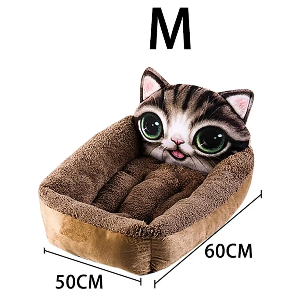 Корзина для собак пончик Кошкин дом кровать для животных Многоразовые подгузники одеяло для собак для кошек camas para perros grandes 20N4