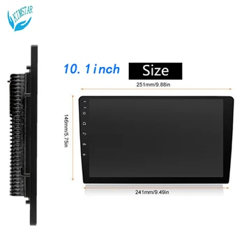 

Android Car MP5 Radio Video Media Player Bluetooth with GPS/WIFI 10 Inch Universal