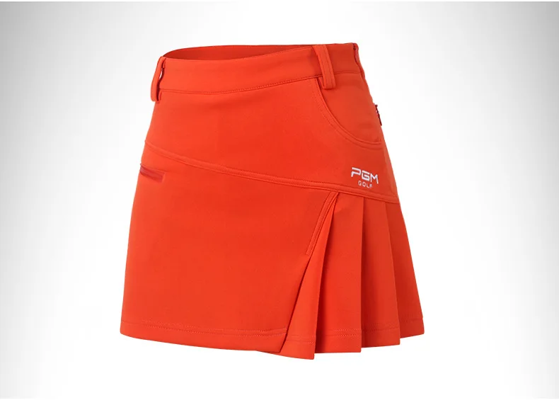 PGM гольф юбка женская разделенная юбка на молнии модная плиссированная юбка подкладка безопасные шорты юбка