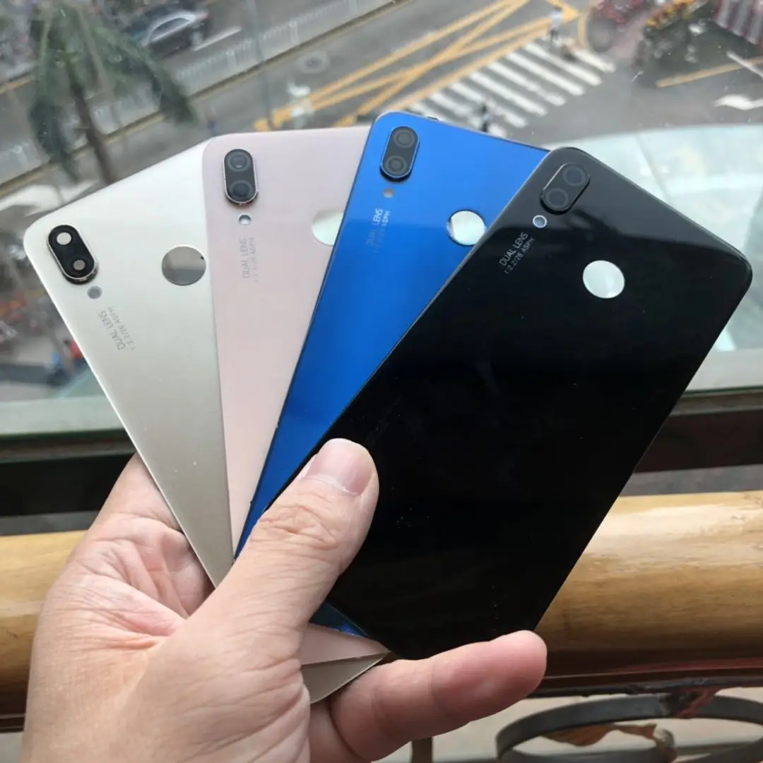 100% оригинальная задняя крышка для huawei P20 Lite батарея Замена Nova 3E Корпус чехол с